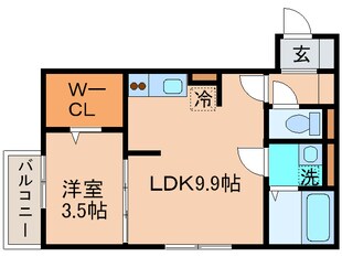 リーフコート星ヶ丘の物件間取画像